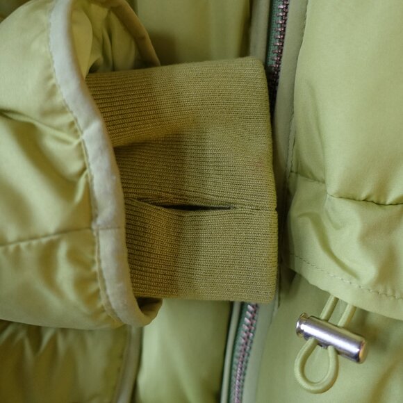 J. Crew vivid chartreuse Chateau puffer Primaloft jacket coat SM S Small - Picture 16 of 16